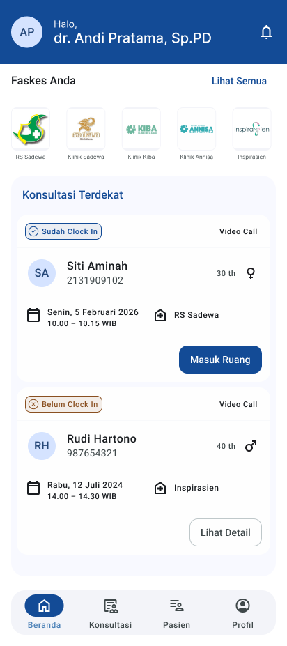 JagaHealth Doctor App screenshot